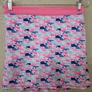 Vineyard Vines Girls Colorful Whale Print Skort